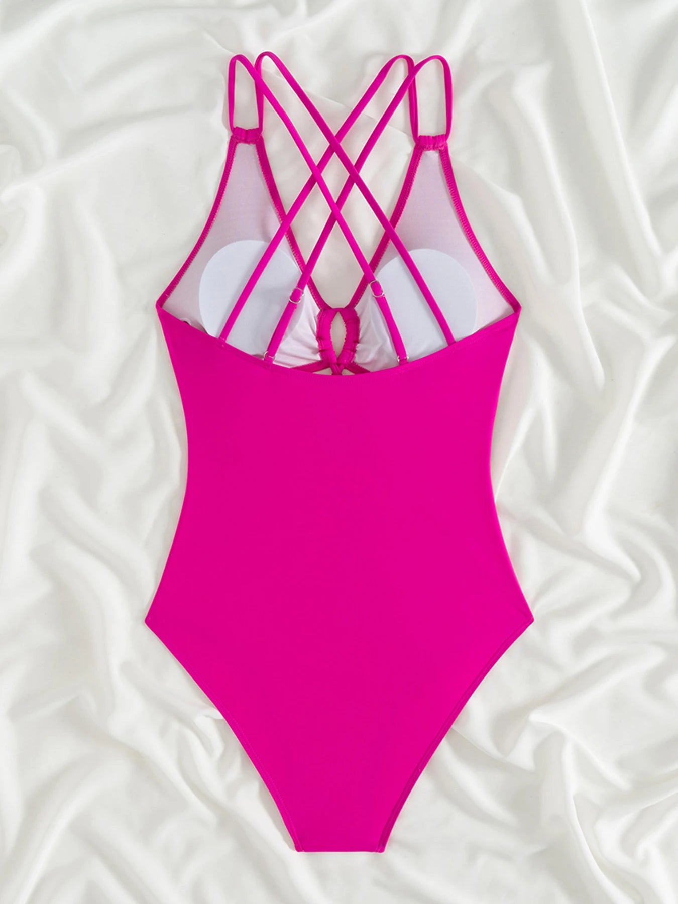Strappy Back One-piece Swimsuit for Tropical Vacations | One Piece Swimsuit