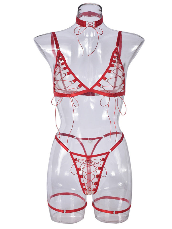 Elegant Black Triangle Lingerie Set for Intimate Evenings | Lingerie