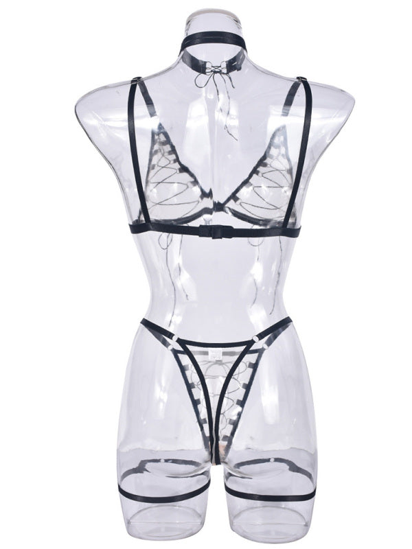 Elegant Black Triangle Lingerie Set for Intimate Evenings | Lingerie