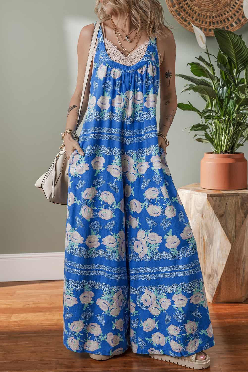Sleeveless Boho Romper with Pockets for Summer Events | Jumpsuits & Rompers