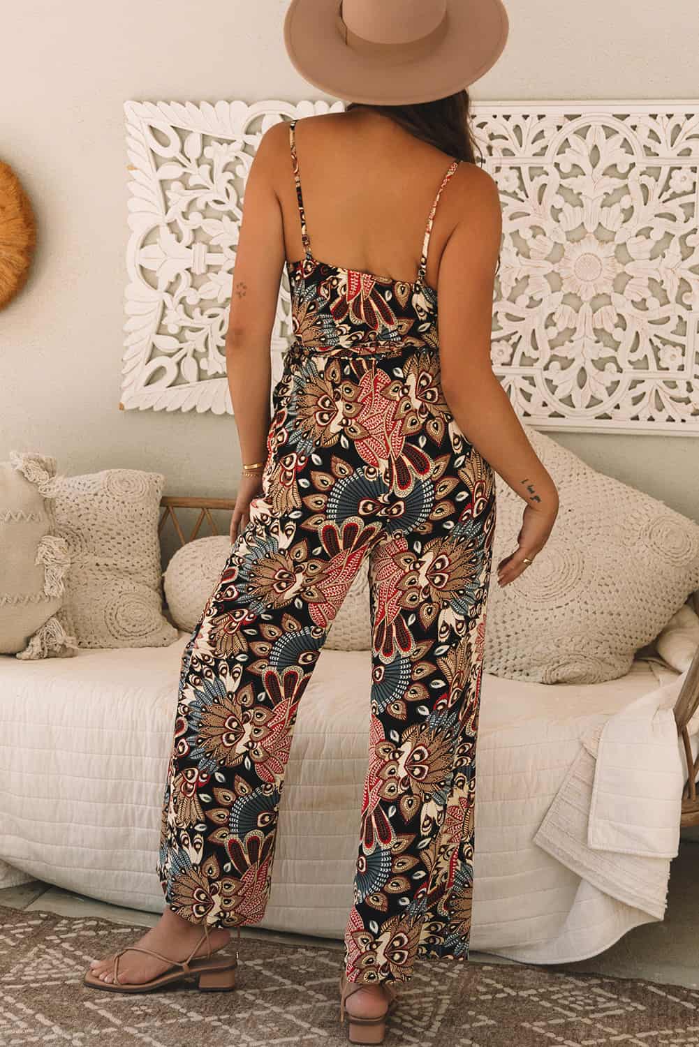 Bold Boho Wide-Leg Jumpsuit for Summer Festivals & Travel | Jumpsuits & Rompers