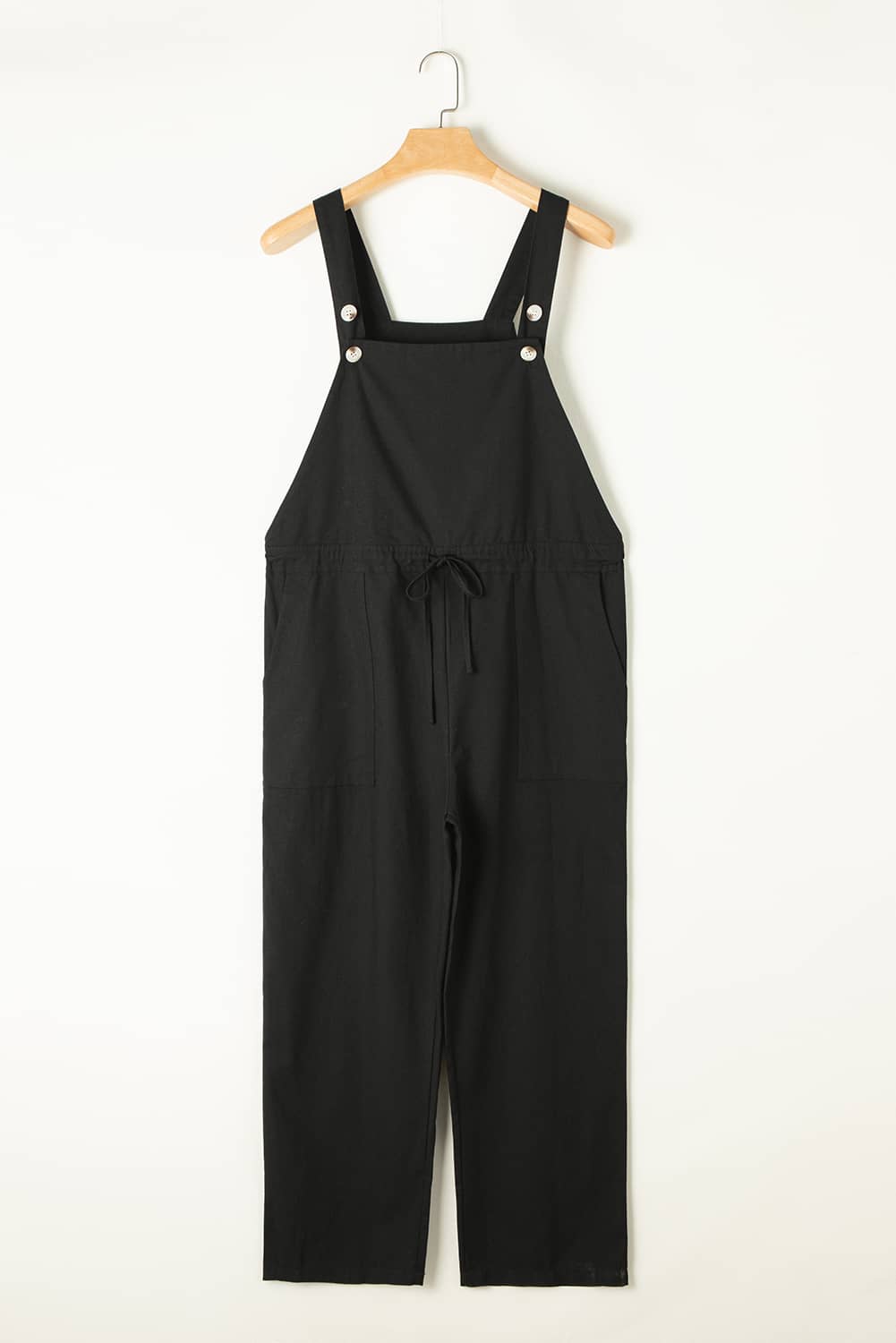 Cropped Overalls with Adjustable Straps – Linen Utility Jumpsuit | Jumpsuits & Rompers