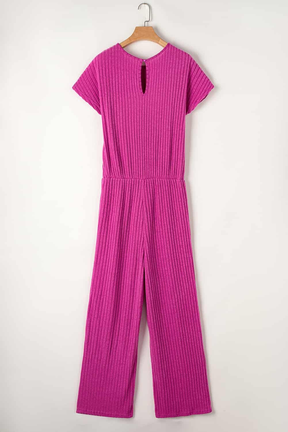 Minimalist Ribbed Lounge Jumpsuit for Women | Full-Length Fit | Jumpsuits & Rompers